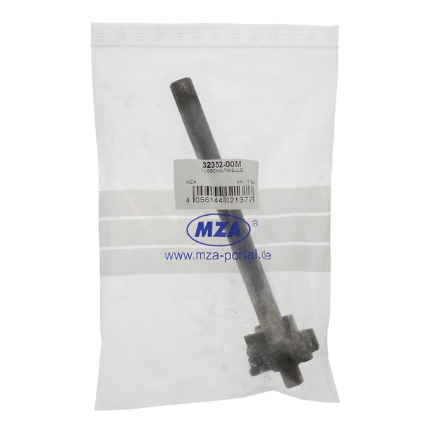 MZ footshift shaft with shift piece - for TS250