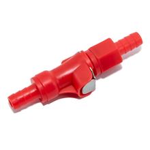 Stekker voor brandstofslang - rood - brandstofslangkoppeling - aansluitingen ø binnen 6,2 - ø buiten 8,8 mm