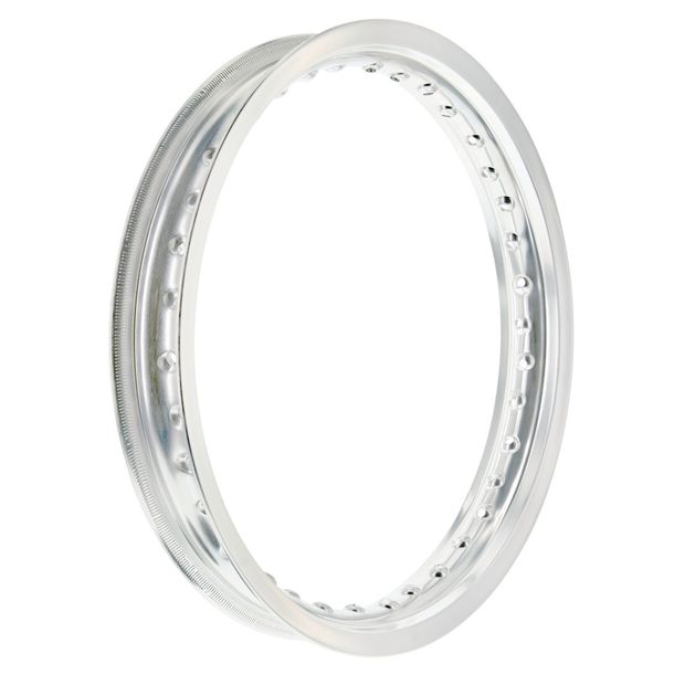 Cerchio in alluminio 1,85 x 16, argento anodizzato - 36 fori