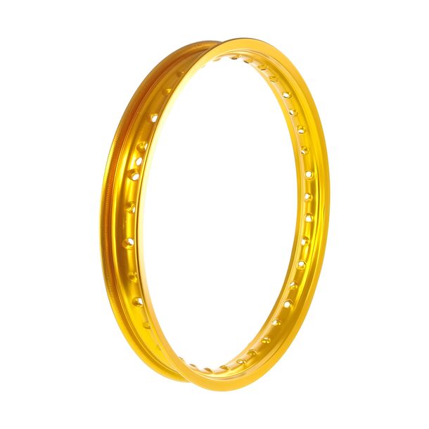 cerchio in lega 1.50x16 - 36 fori - anodizzato arancione e lucidato