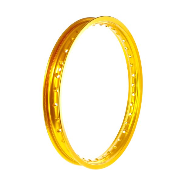llanta de aleación 1,50x16 - 36 agujeros - oro anodizado y pulido