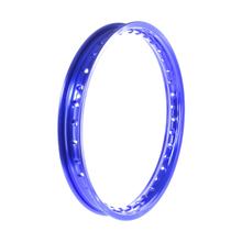 llanta de aleación 1,50x16 - 36 agujeros - azul anodizado y pulido