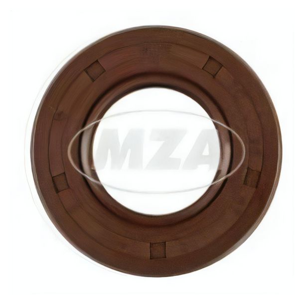 Shaft seal NJK 25x47x10 - FPM - brown with dust lip