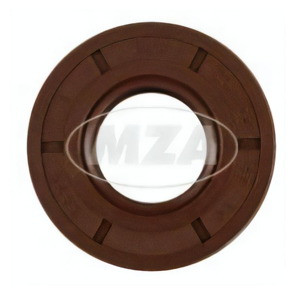Junta de eje NJK 22x47x10 - FPM - marrón con labio antipolvo