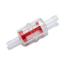 Benzinfilter klein - Kunststoff / Sieb rot - ø 6 mm Anschluss