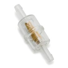 Benzinfilter klein - Kunststoff / Messinggranulat - ø 6 mm Anschluss