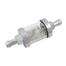 Benzinfilter - massive Metallausführung - Außendurchmesser: 28 mm, 8 mm-Anschluss - Passend f. MZ, AWO, IWL