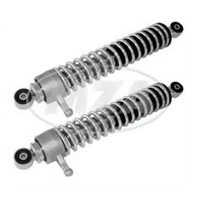 Set Federbeine, Enduro - rechts + links, 2-fach verstellbar, verchromt