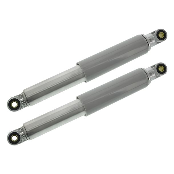 par de amortiguadores, serie bird, completo para basculante de rueda delantera - funda de plástico superior gris, parte inferior de la funda de aluminio