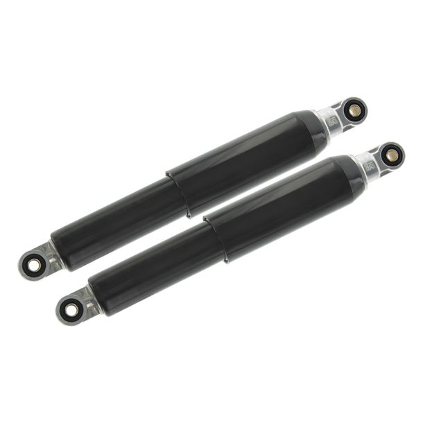 coppia di puntoni di sospensione, serie bird, completi per forcellone posteriore, azionamento passeggero - manicotto in plastica superiore e inferiore nero