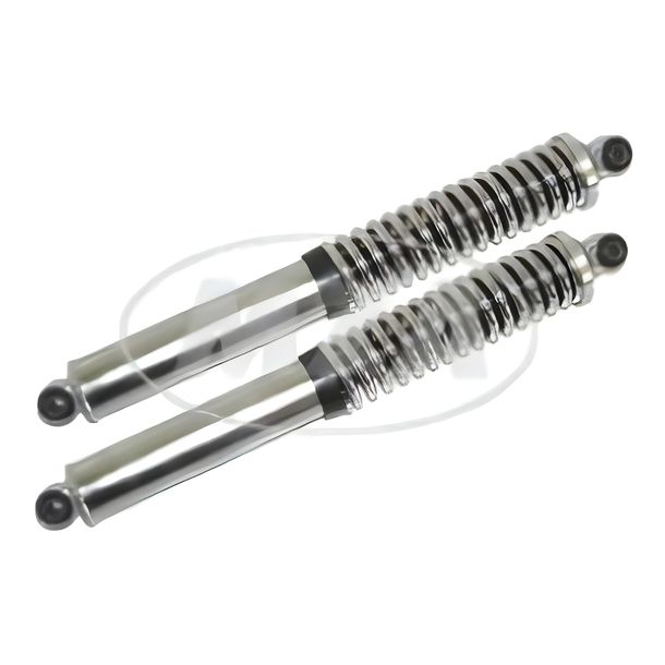 Simson Paar Federbeine, hinten, chrom m. Chromfeder - S53B, S83B, SR50B