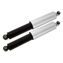 Simson Paar Amortecedores completos, frente, preto e capa cromada para KR51, SR4-2, SR4-3, SR4-4, DUO