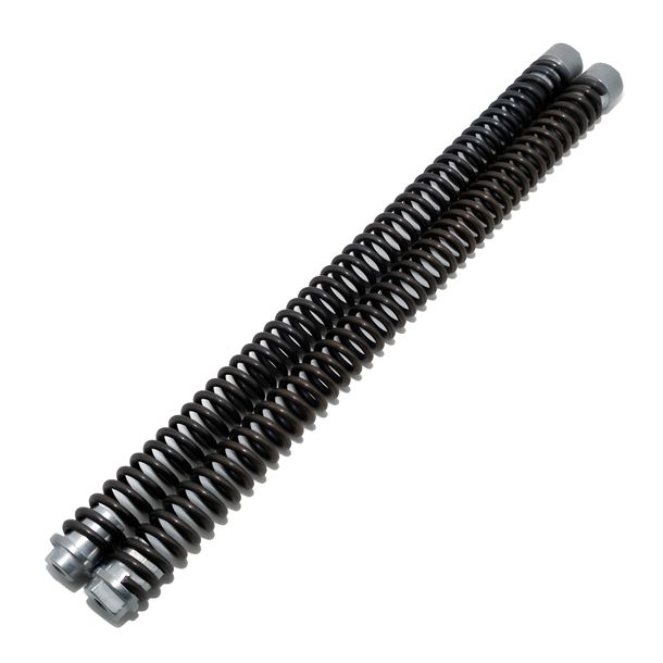 SET- 2x ressorts de compression renforcés maximum 3,6 mm - y compris 4x assemblage+supports de ressort modifiés - fabriqué sur mesure pour la fourche avant