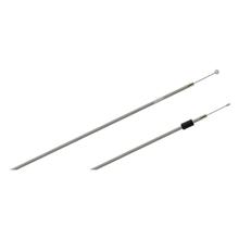 MZ Bowdenzug, Gas - grau - ETS125 / 1, 150 / 1, 250 - Flachlenker