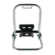Simson SET Gepäckträger - langer Stützbügel, verchromt - Schutzblechhalter in schwarz - für S50, S51, S70