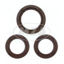MZ set 3x paraoli albero NJK - cpl. motore, FPM, marrone - ETZ125, ETZ150