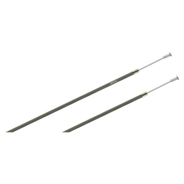 Bowdenzug, Fußbremse, für Blechbremsschild - silbergrau - KR50