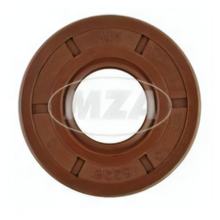Shaft seal NJK 17x40x10 - FPM - brown with dust lip