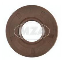 Shaft seal NJK 17x40x07 - FPM - brown with dust lip