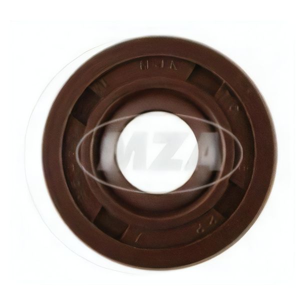 Asafdichting NJK 08x22x07 - FPM - bruin met stoflip