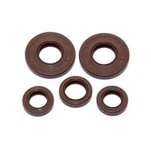 Set di guarnizioni albero 5 pezzi, motore completo NJK, FPM, marrone per Simson S50, KR51/1 e Schwalbe, SR4-2 star, SR4-3 sparrow, SR4-4 hawk