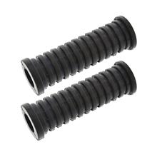 2x Fußrastengummis, moderne Form, Mokick