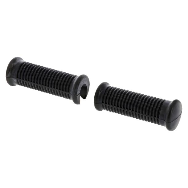 2x gomas reposapiés, forma antigua - moto