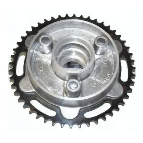 Damping body 48 teeth - carrier w. sprocket - suitable for MZ ETZ, TS, ETS, ES - all 125+150 types