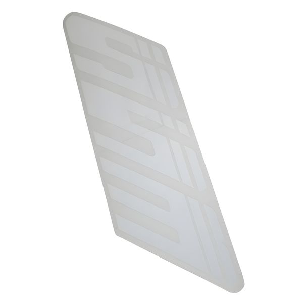 Simson adhesive film for fuel tank left - white - S53