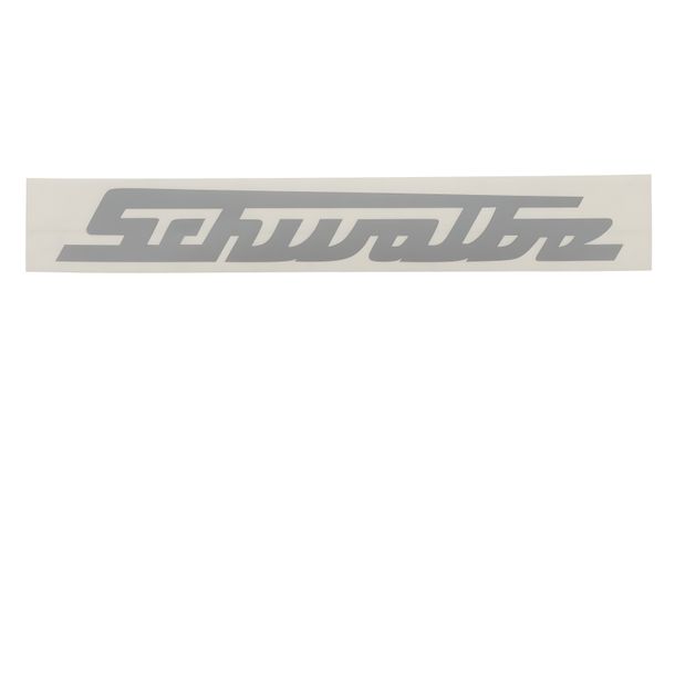 lámina adhesiva con inscripción «Schwalbe», plata