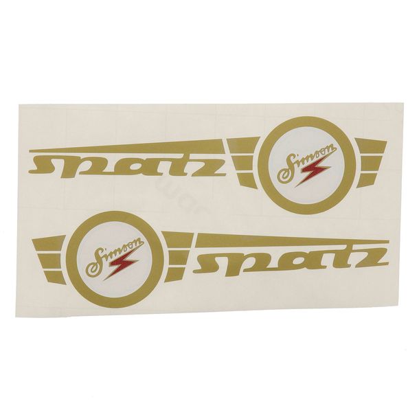 Juego de láminas adhesivas Simson para depósito de combustible SR4-1 spatz - derecha e izquierda