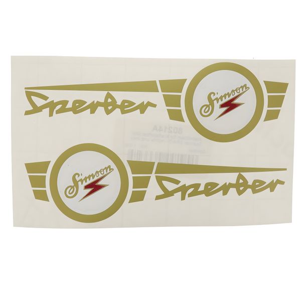 Juego de láminas adhesivas Simson para depósito de combustible Sperber SR4-3 - derecha e izquierda