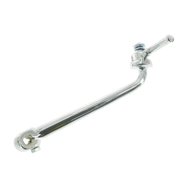 Palanca de arranque de patada Simson sin goma - cromada - SR50, SR80