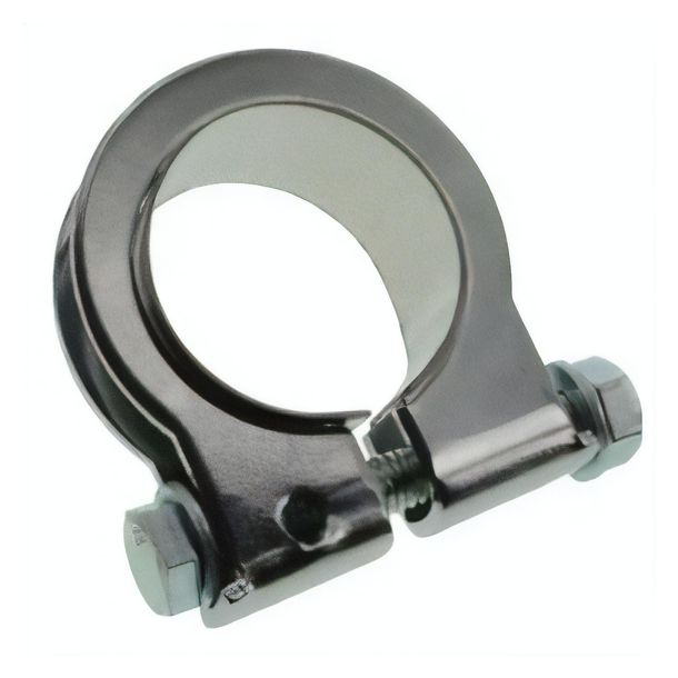 clamp complete, with cuff - for the short exhaust system