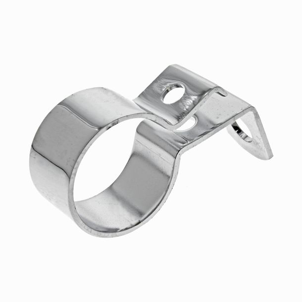 Abrazadera colector con soporte d=35 mm, cromada - adecuada para AWO 425S