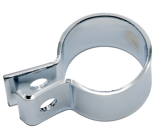 MZ Krümmerschelle, chrom - Ø=35mm - zum Auspufftopf ES, ETZ, TS 125, 150