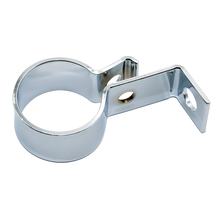 Krümmerschelle mit Halterung, verchromt, Ø40mm - für Schwalbenschwanz - Auspuff - passend für AWO 425T