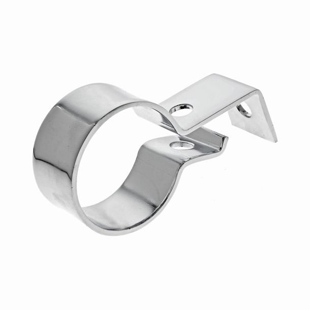 Manifold clamp with bracket, d=45mm, from year 1953, chrome-plated - suitable for EMW R35-2, R35-3