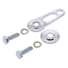 Simson Set Halter Tachometer + DZM - verchromt, verstärkte Ausführung - für Gussgabelführung - S50, S51, S70