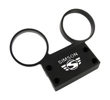Support de tableau de bord Simson pour diamètre 60 mm+DZM, aluminium noir - S50, S51, S53, S70, S83