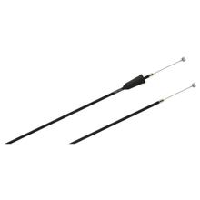 Cable bowden MZ, freno de mano - negro - ETS125/1, 150/ 1, 250, TS125, 150, 250/1 - enlace alto; ETZ125, 150, 250, 251