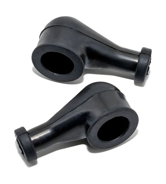 2x rubber grommets for ignition coil+cover cap for battery pole, old form - 8351.1/1-001:2
