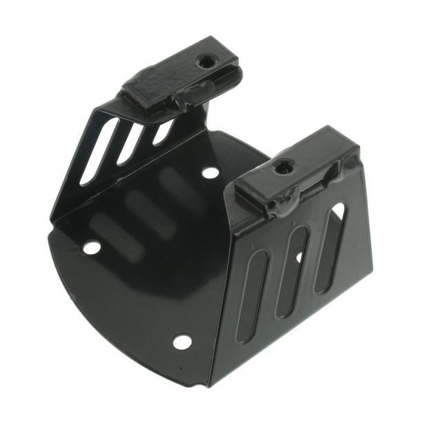 Placa espaciadora de plástico Simson - guardabarros delantero - PPB negro - Mokick S53 beta