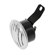 Simson Hupe, Signalhorn für 6V + 12V - Alublende - für S50, S51, S70 - Befestigung am Gehäusemittelteil