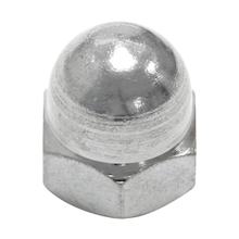 Hutmutter M8-06-Cr (DIN 1587) - Messing verchromt