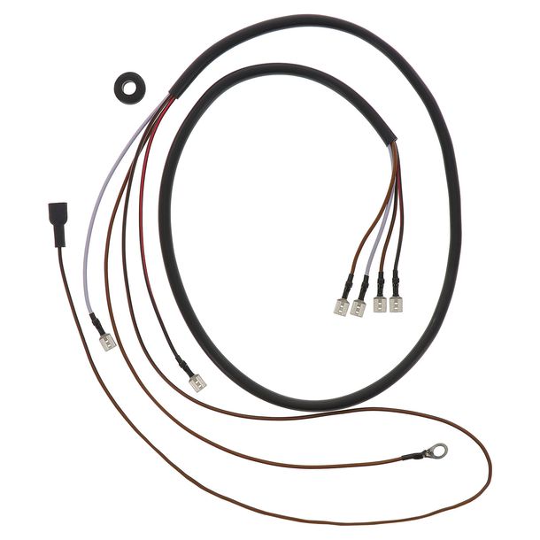 Simson wiring harness II from ignition switch to stop light, BSL for S50, S51, S70 - LSB 4/217 - 6V - with brake light contact