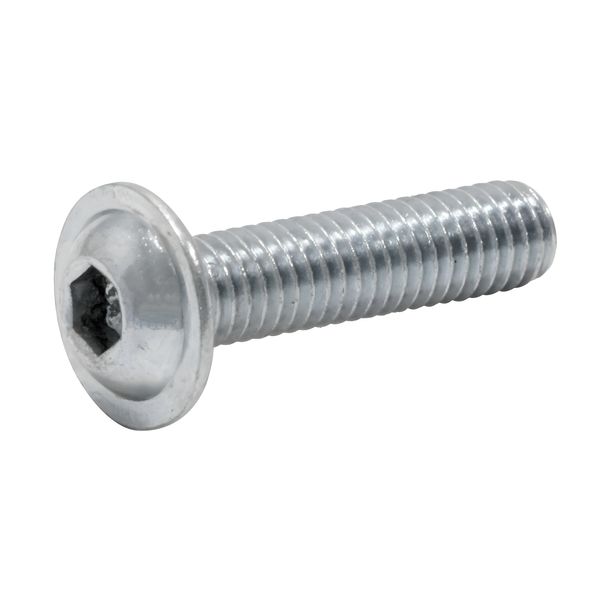 Tornillo brida lente M6x25-10.9-A4K/ ISO 7380-2 - hueco hexagonal