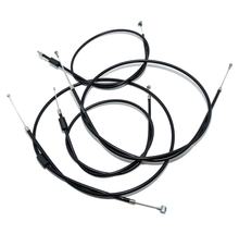 Simson Set - 4x Bowdenzüge, schwarz, für BVF-Vergaser - S51, S53, S70, S83