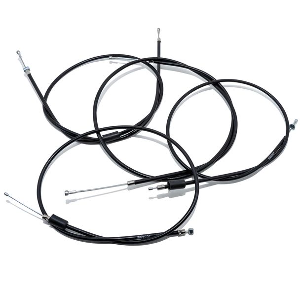 Simson Set - 4 cavi Bowden - nero - S50, leva avviamento corto