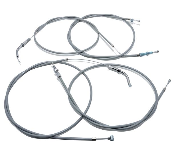 Simson Set - 4x Bowdenzüge - grau - SR1